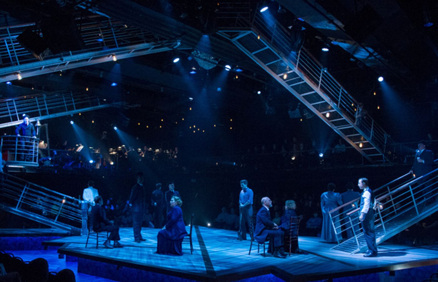Photo Flash: All Aboard! First Look at Signature Theatre's 360-Degree Staging of TITANIC  Image