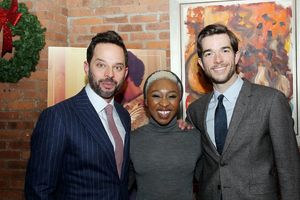 - New York, NY - 12/19/16 - A Special Holiday Screening of "LOVING"
-Pictured: Nick Kroll, Cynthia Erivo, John Mulaney
-Photo by: Marion Curtis/Starpix
-Location: Tribeca Screening Room @ BroadwayWorld - New York, NY - 12/19/16 - A Special Holiday Screening of "LOVING"
-Pictured: Ni Photo