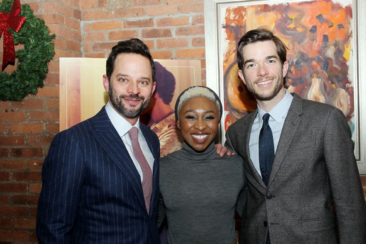 Nick Kroll, Cynthia Erivo, John Mulaney at 