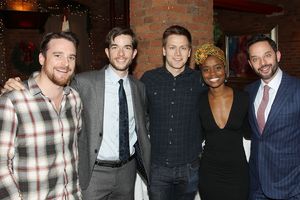 Bill English, John Mulaney, Carl Lundstedt, Denee Benton, Nick Kroll @ BroadwayWorld Bill English, John Mulaney, Carl Lundstedt, Denee Benton, Nick Kroll Photo