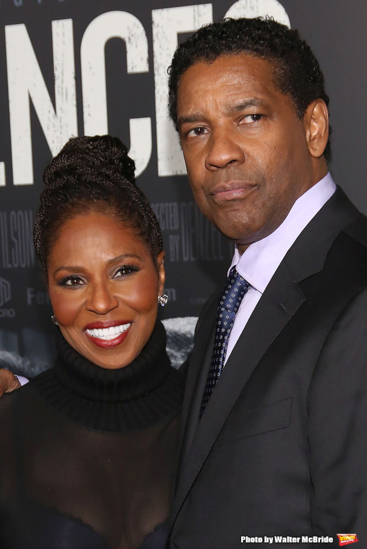 Pauletta Washington and Denzel Washington at 