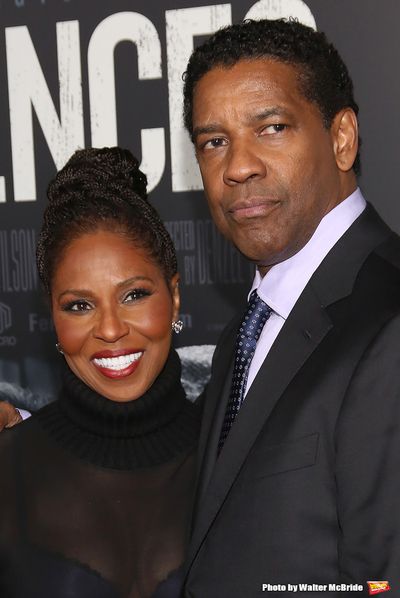 Pauletta Washington and Denzel Washington Photo