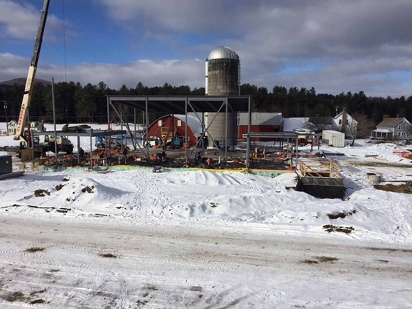Photo Flash: Weston Playhouse's Second Stage Construction Reaches New Heights Photo Flash: Weston Playhouse's Second Stage Construction Reaches New Heights Image
