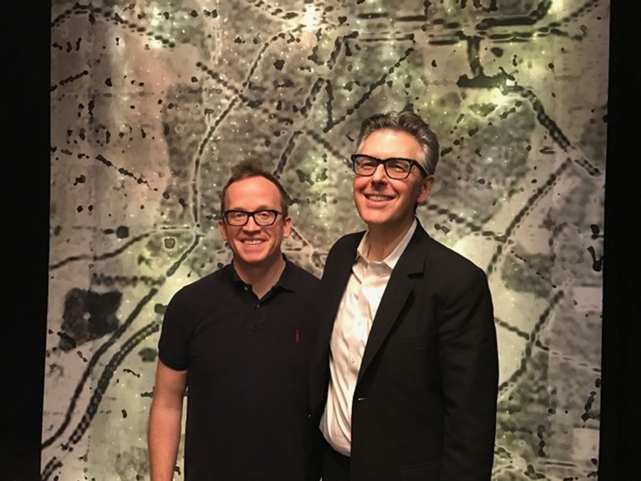 Photo Flash: Michael Moore and Ira Glass Stop by CHRIS GETHARD: CAREER SUICIDE Image