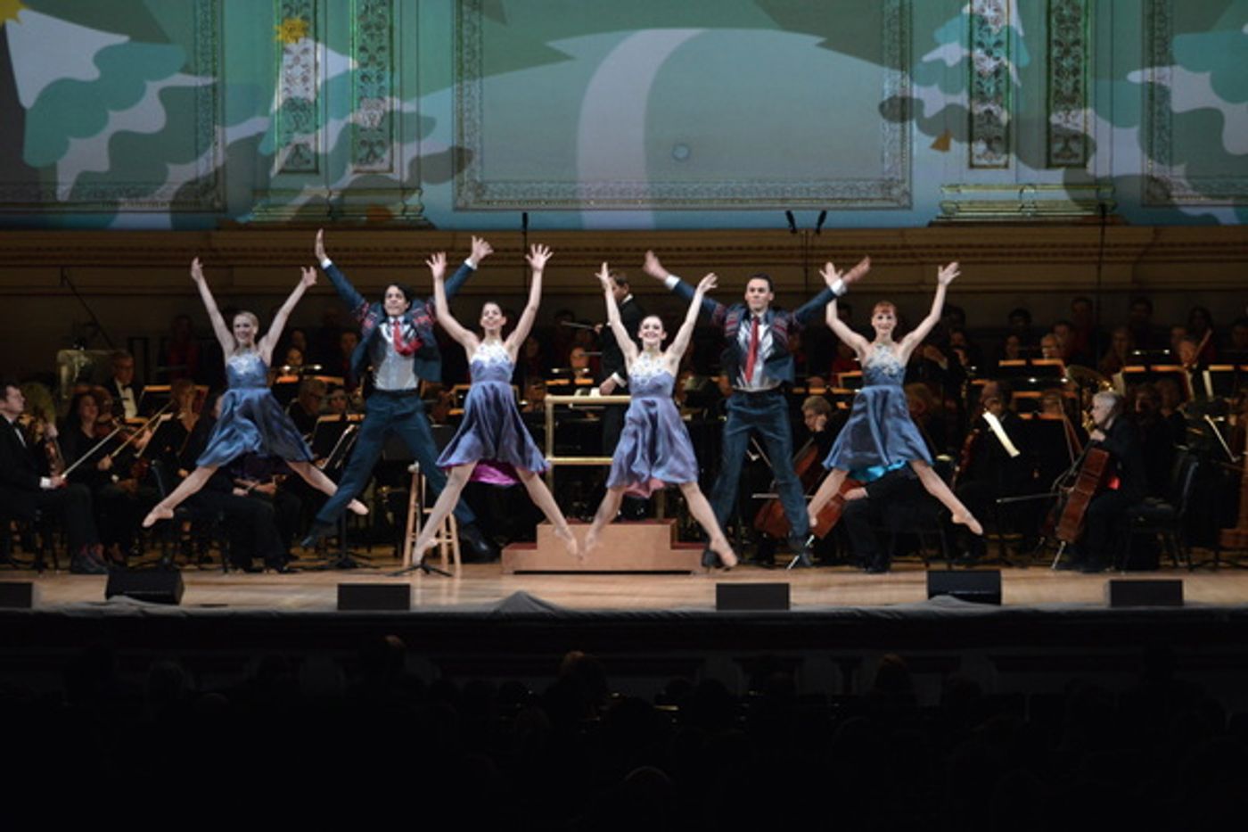 Photo Flash: John Bolton, Allison Blackwell and New York Theatre Ballet Join the New York Pops for Family Holiday Concert  Image