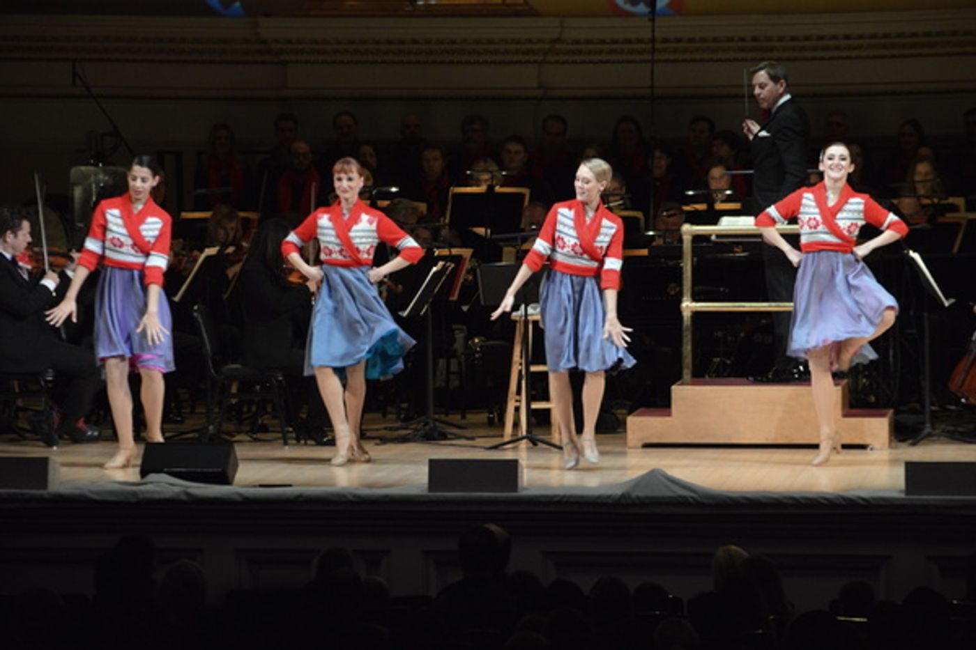 Photo Flash: John Bolton, Allison Blackwell and New York Theatre Ballet Join the New York Pops for Family Holiday Concert  Image