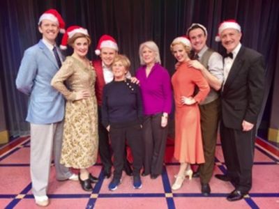 Producer Riki Kane Larimer, Jamie de Roy and the cast of CAGNEY
 Photo
