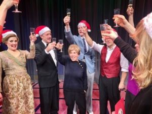 Producer Riki Kane Larimer and company toast to the 300th perfromance of CAGNEY
@ BroadwayWorld Producer Riki Kane Larimer and company toast to the 300th perfromance of CAGNEY
Photo