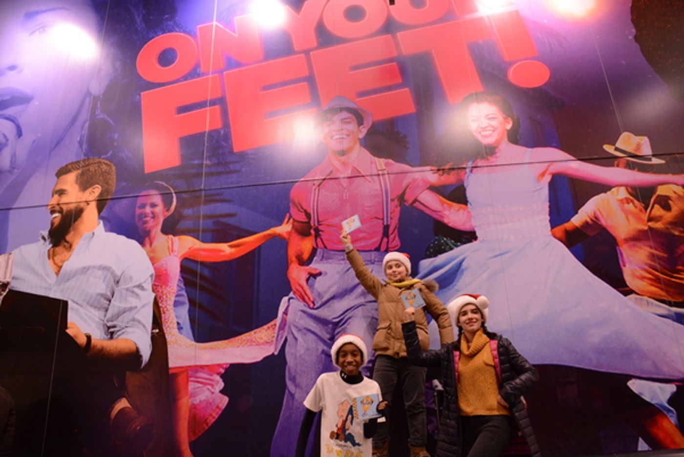 Photo Flash: Stars of YOU'RE A GOOD MAN, CHARLIE BROWN Spread Holiday Cheer Across the Great White Way Photo Flash: Stars of YOU'RE A GOOD MAN, CHARLIE BROWN Spread Holiday Cheer Across the Great White Way Image