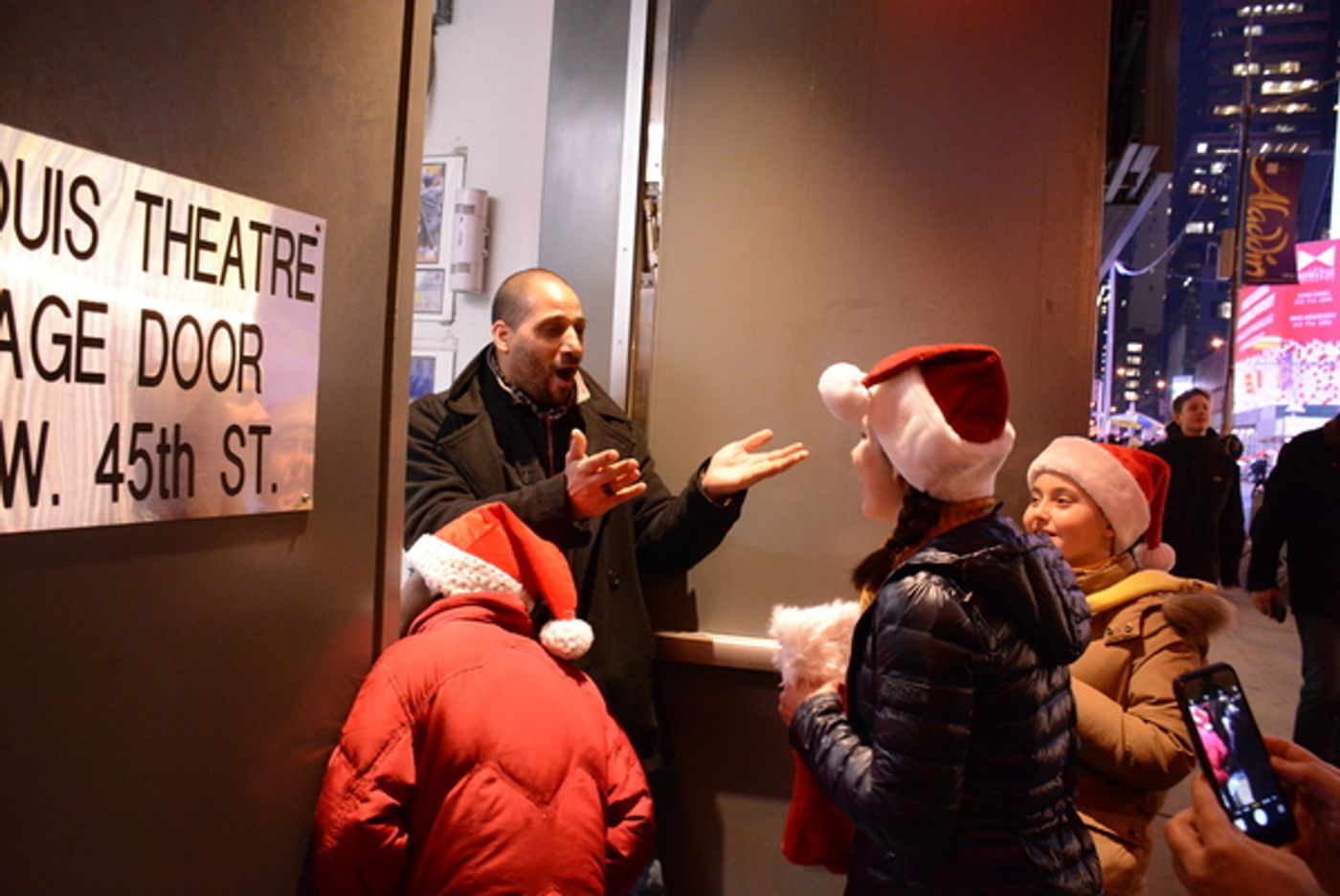 Photo Flash: Stars of YOU'RE A GOOD MAN, CHARLIE BROWN Spread Holiday Cheer Across the Great White Way Photo Flash: Stars of YOU'RE A GOOD MAN, CHARLIE BROWN Spread Holiday Cheer Across the Great White Way Image