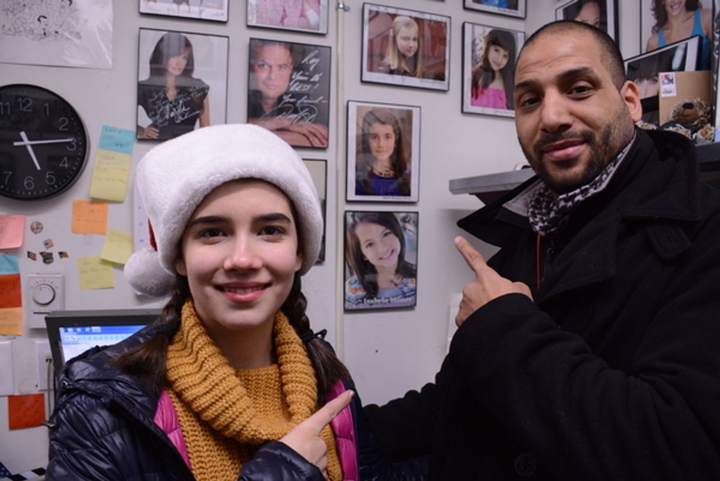 Photo Flash: Stars of YOU'RE A GOOD MAN, CHARLIE BROWN Spread Holiday Cheer Across the Great White Way Photo Flash: Stars of YOU'RE A GOOD MAN, CHARLIE BROWN Spread Holiday Cheer Across the Great White Way Image