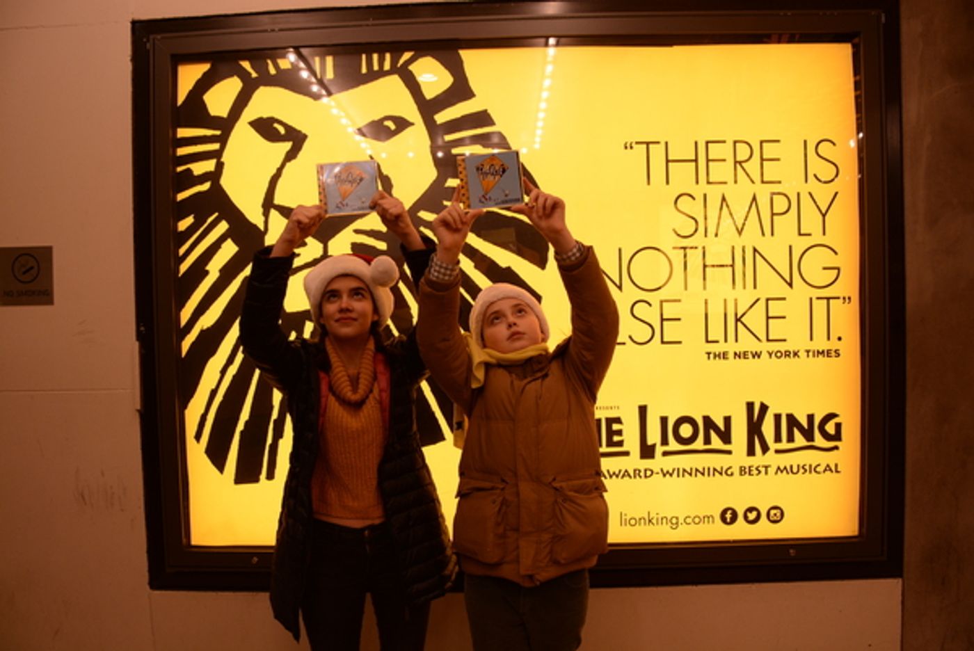 Photo Flash: Stars of YOU'RE A GOOD MAN, CHARLIE BROWN Spread Holiday Cheer Across the Great White Way Photo Flash: Stars of YOU'RE A GOOD MAN, CHARLIE BROWN Spread Holiday Cheer Across the Great White Way Image