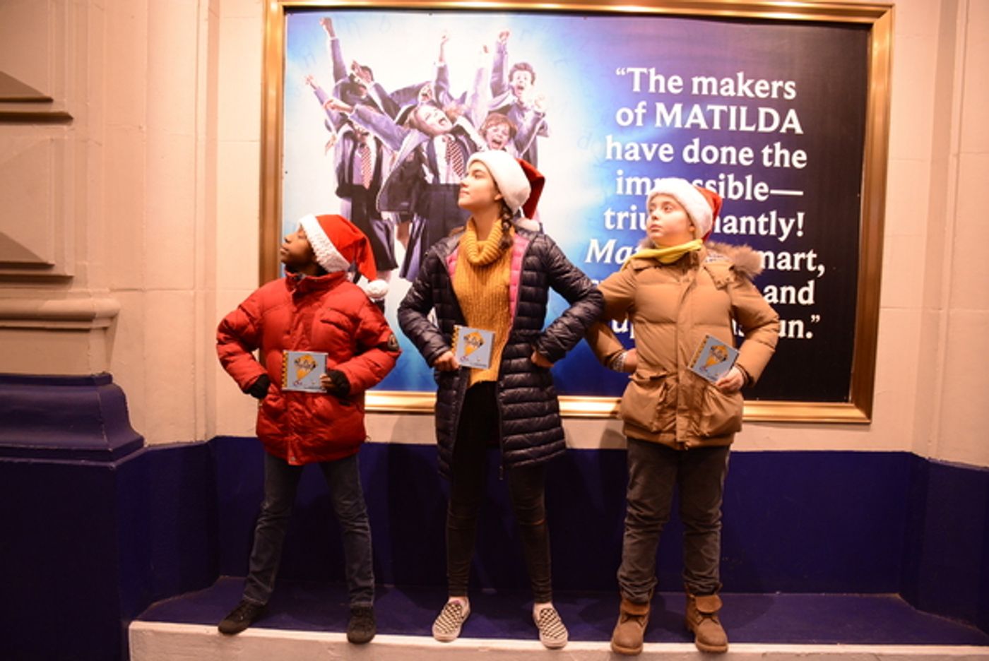 Photo Flash: Stars of YOU'RE A GOOD MAN, CHARLIE BROWN Spread Holiday Cheer Across the Great White Way Photo Flash: Stars of YOU'RE A GOOD MAN, CHARLIE BROWN Spread Holiday Cheer Across the Great White Way Image