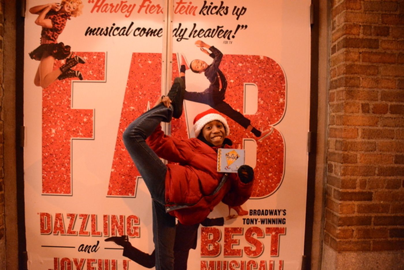 Photo Flash: Stars of YOU'RE A GOOD MAN, CHARLIE BROWN Spread Holiday Cheer Across the Great White Way Photo Flash: Stars of YOU'RE A GOOD MAN, CHARLIE BROWN Spread Holiday Cheer Across the Great White Way Image