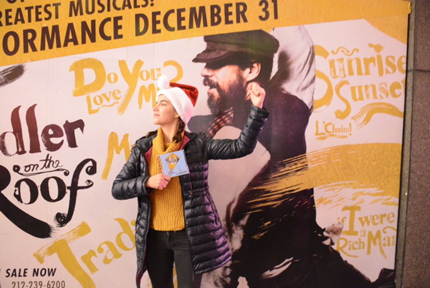 Photo Flash: Stars of YOU'RE A GOOD MAN, CHARLIE BROWN Spread Holiday Cheer Across the Great White Way Photo Flash: Stars of YOU'RE A GOOD MAN, CHARLIE BROWN Spread Holiday Cheer Across the Great White Way Image