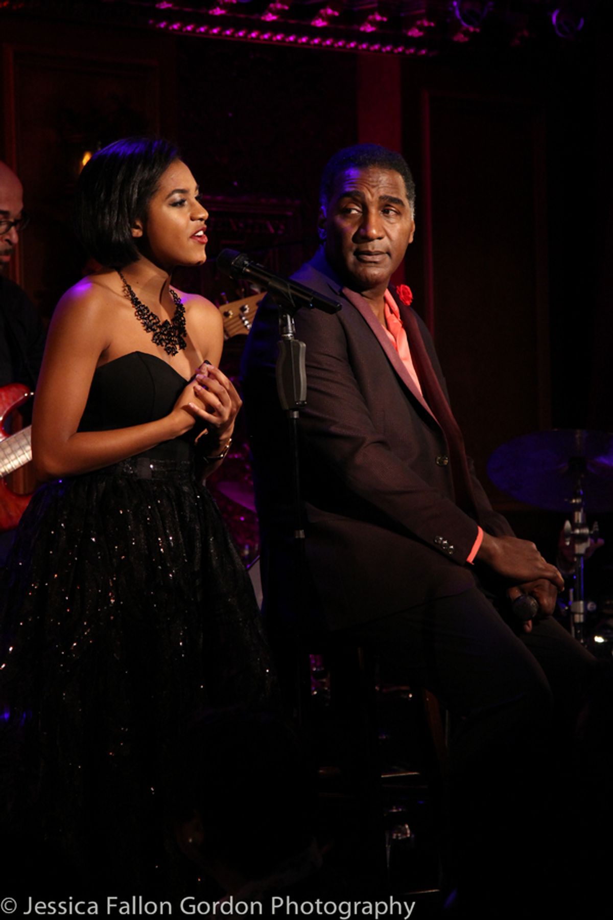 Olivia Hardy and Norm Lewis at 