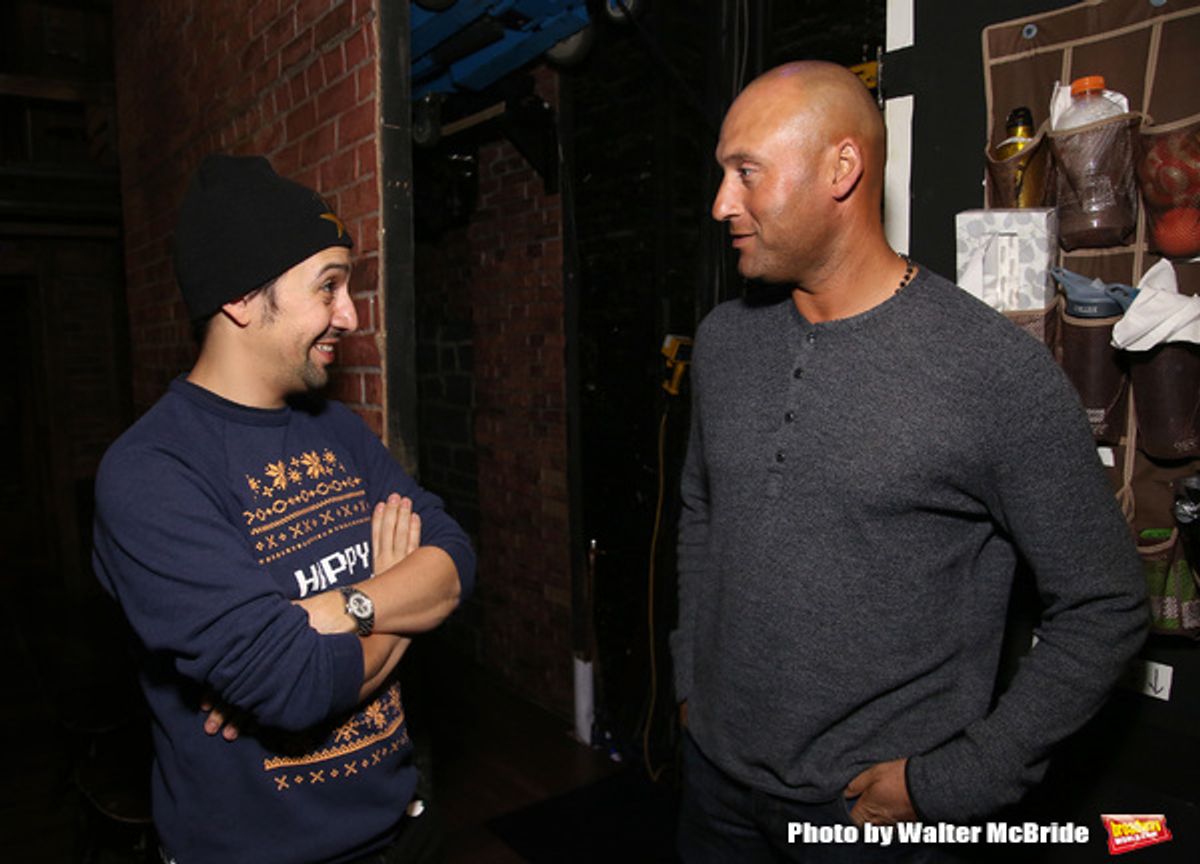 Lin-Manuel Miranda, Derek Jeter  at 