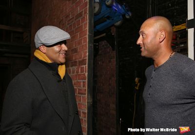 Christopher Jackson, Derek Jeter Photo