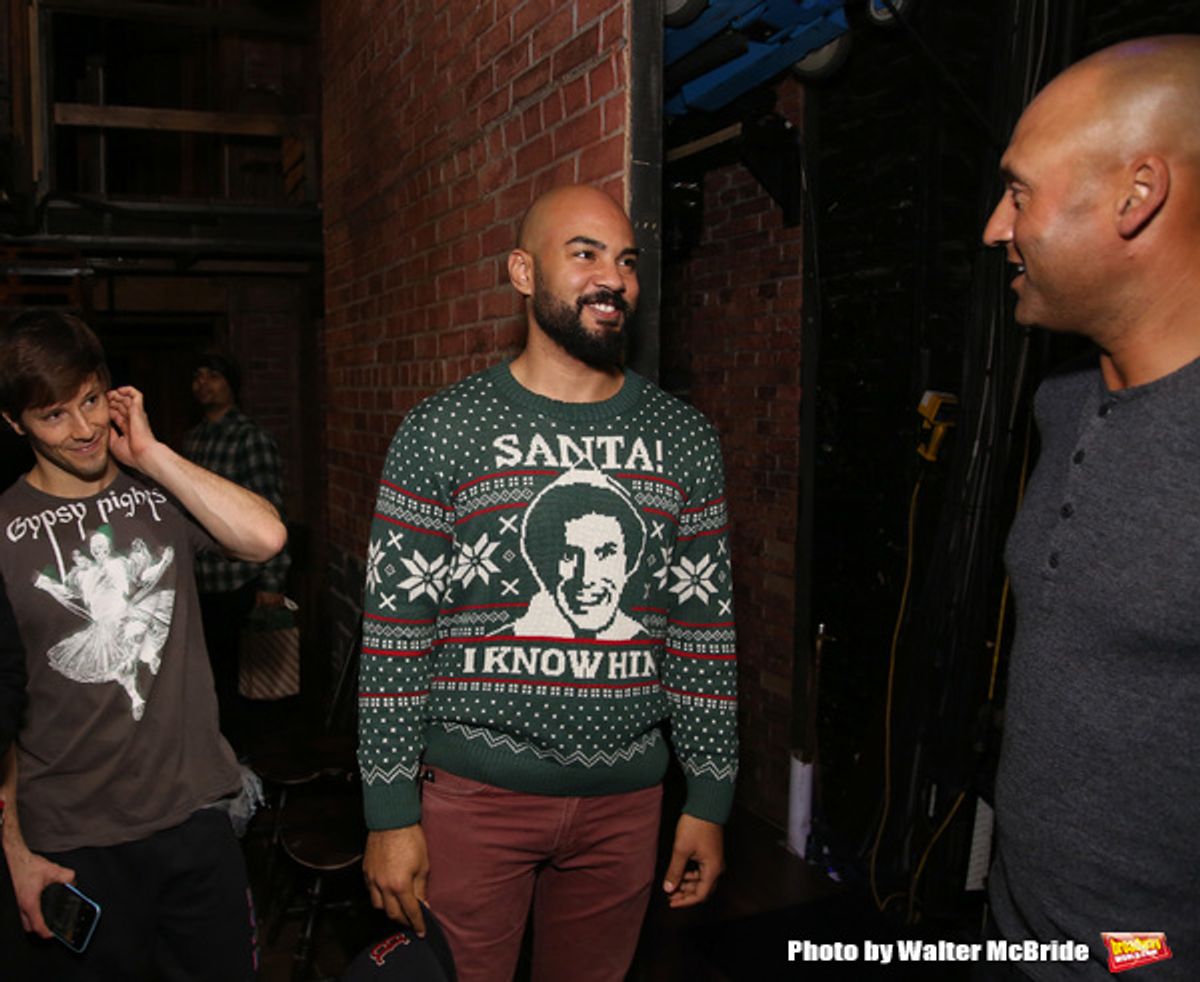 Thayne Jasperson and Nicholas Christopher and Derek Jeter  at 