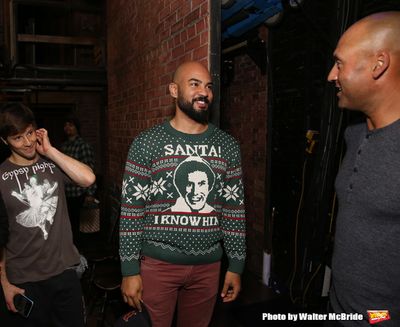 Thayne Jasperson and Nicholas Christopher and Derek Jeter  Photo