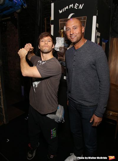 Thayne Jasperson with Derek Jeter  Photo