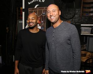 Brandon Victor Dixon with Derek Jeter @ BroadwayWorld Brandon Victor Dixon with Derek Jeter Photo