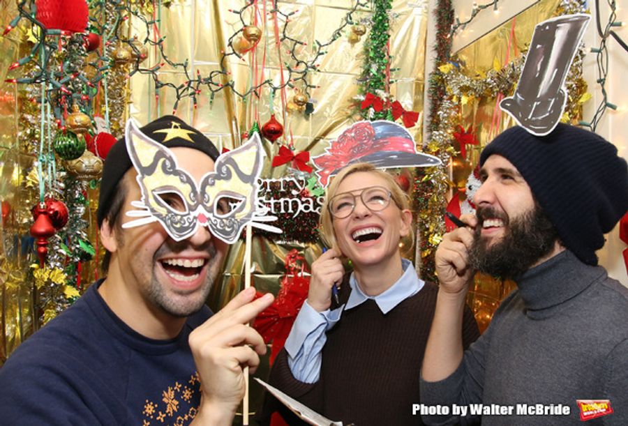 Photo Coverage: Lin-Manuel Miranda, Josh Groban, and Cate Blanchett Judge HAMILTON Door Decorating Competition 2016 Image