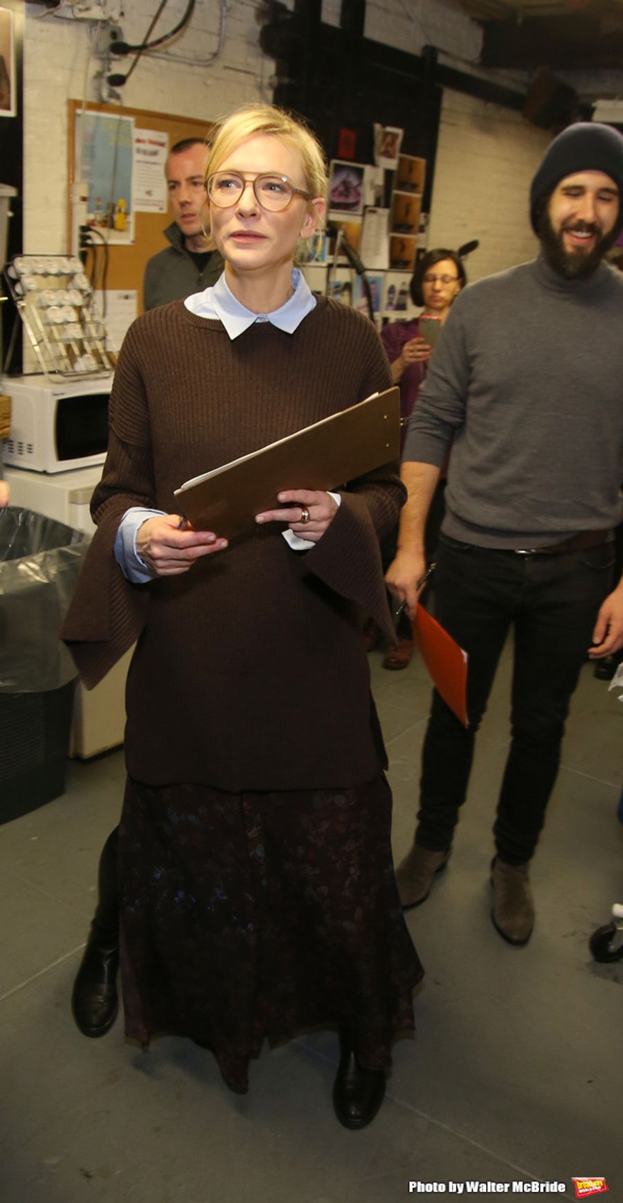 Photo Coverage: Lin-Manuel Miranda, Josh Groban, and Cate Blanchett Judge HAMILTON Door Decorating Competition 2016 Image