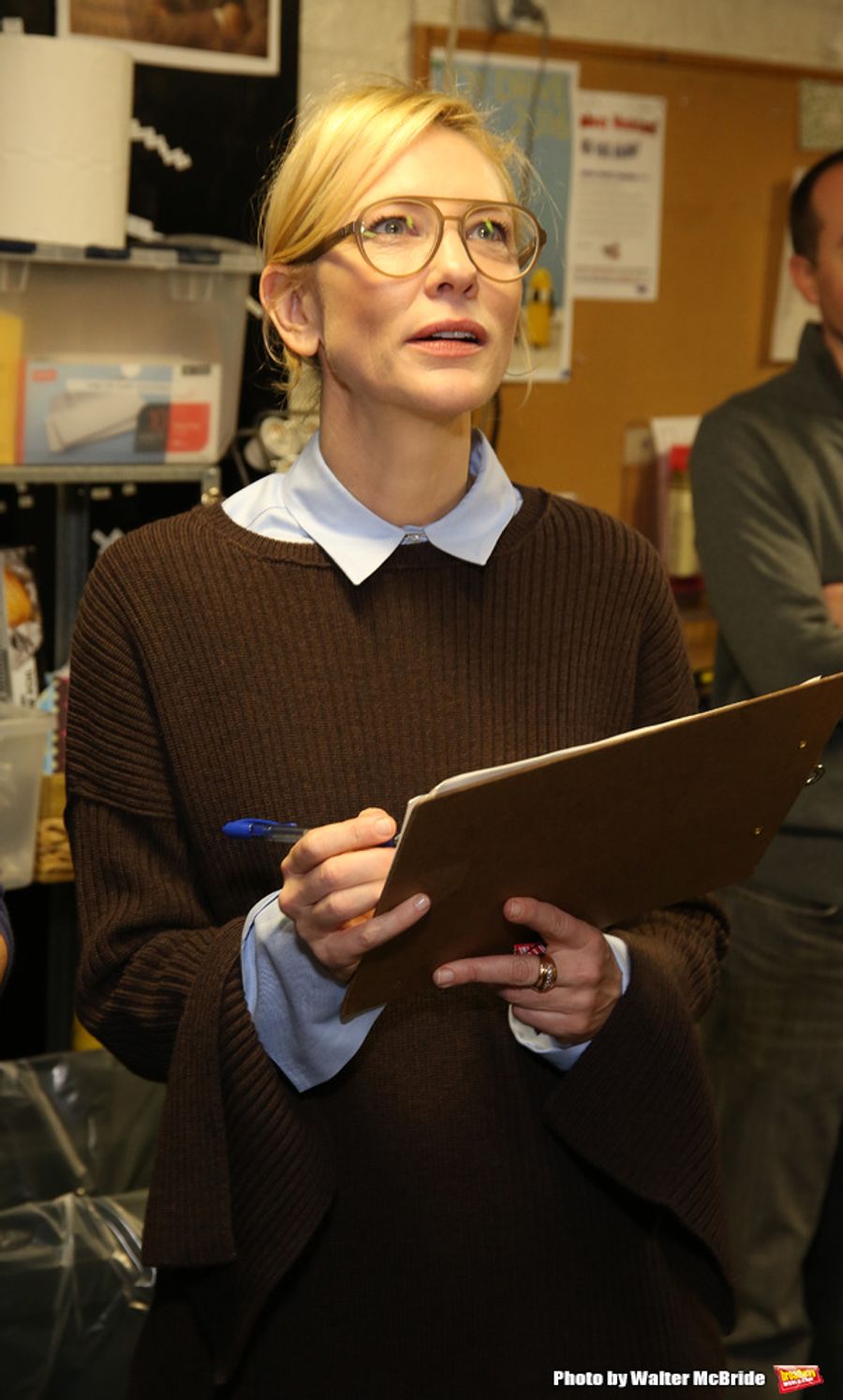 Photo Coverage: Lin-Manuel Miranda, Josh Groban, and Cate Blanchett Judge HAMILTON Door Decorating Competition 2016 Image