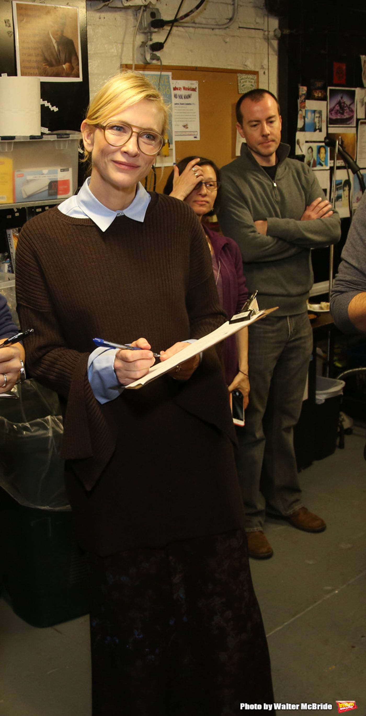 Photo Coverage: Lin-Manuel Miranda, Josh Groban, and Cate Blanchett Judge HAMILTON Door Decorating Competition 2016  Image