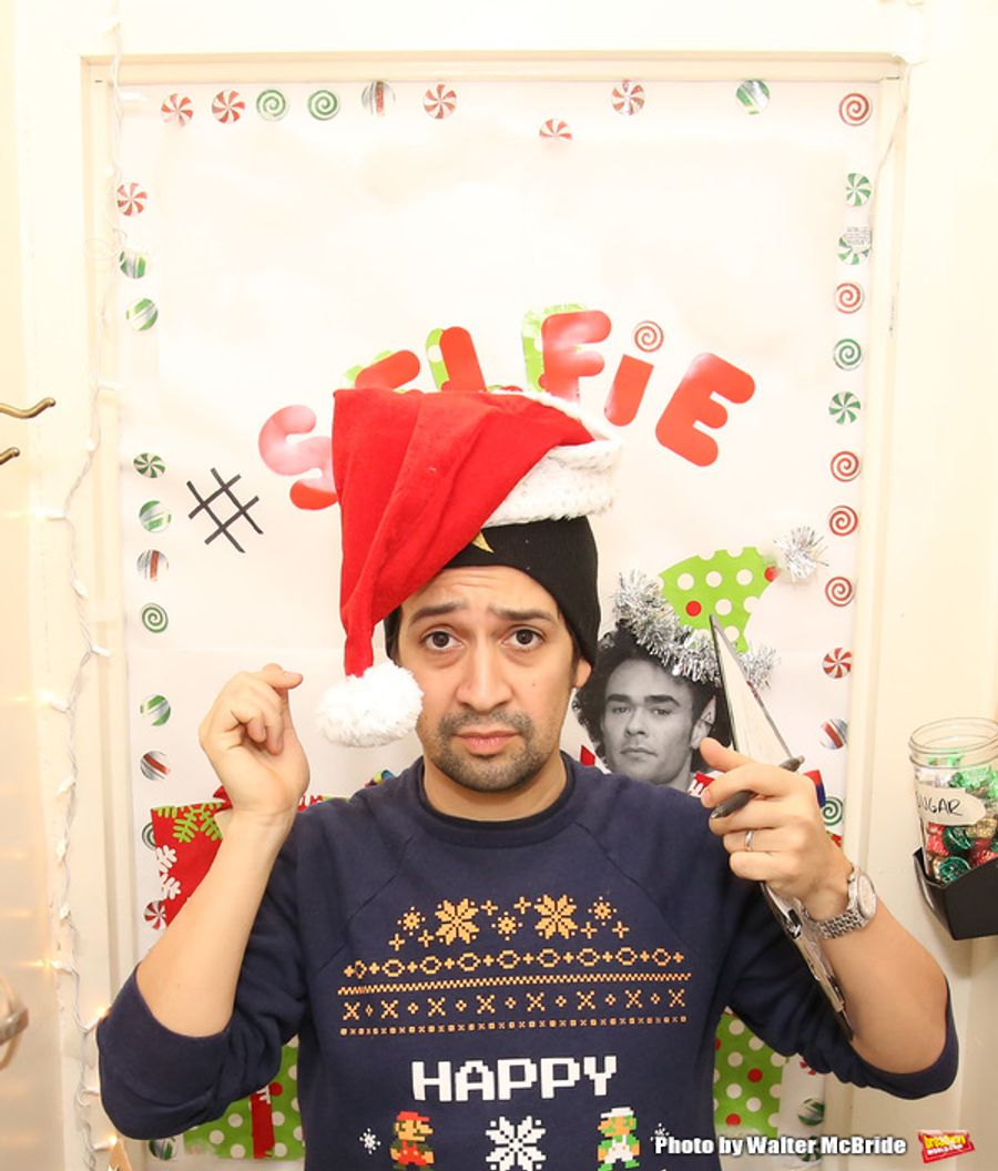 Photo Coverage: Lin-Manuel Miranda, Josh Groban, and Cate Blanchett Judge HAMILTON Door Decorating Competition 2016 Image