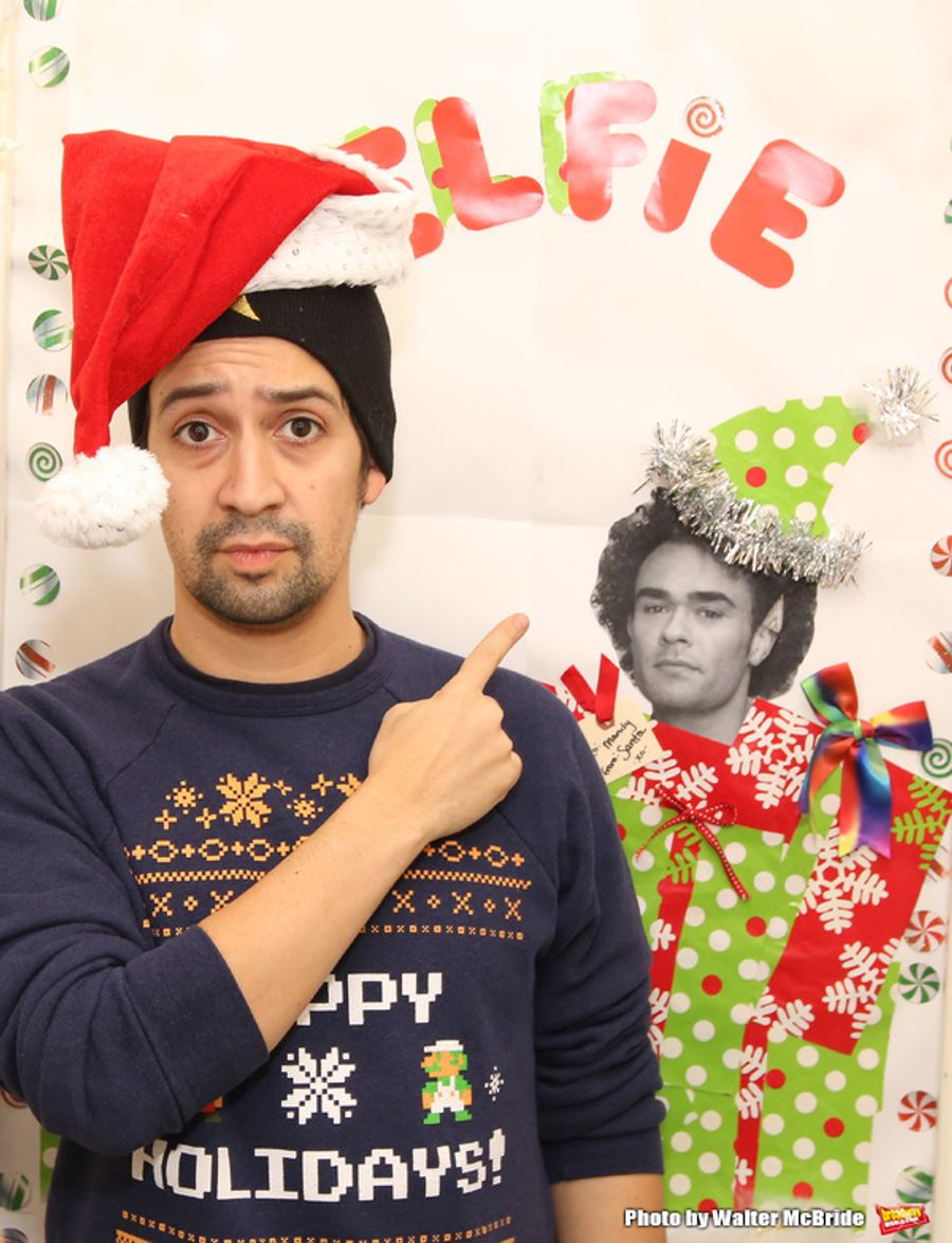 Photo Coverage: Lin-Manuel Miranda, Josh Groban, and Cate Blanchett Judge HAMILTON Door Decorating Competition 2016 Image