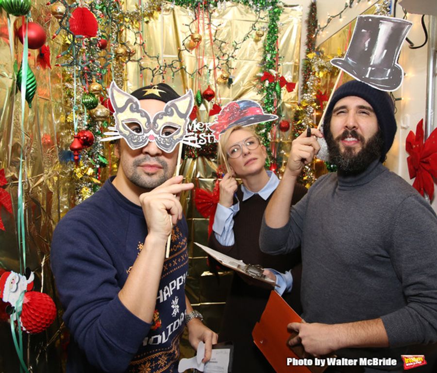 Photo Coverage: Lin-Manuel Miranda, Josh Groban, and Cate Blanchett Judge HAMILTON Door Decorating Competition 2016 Image
