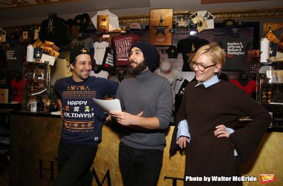 Lin-Manuel Miranda, Josh Groban and Cate Blanchett Photo