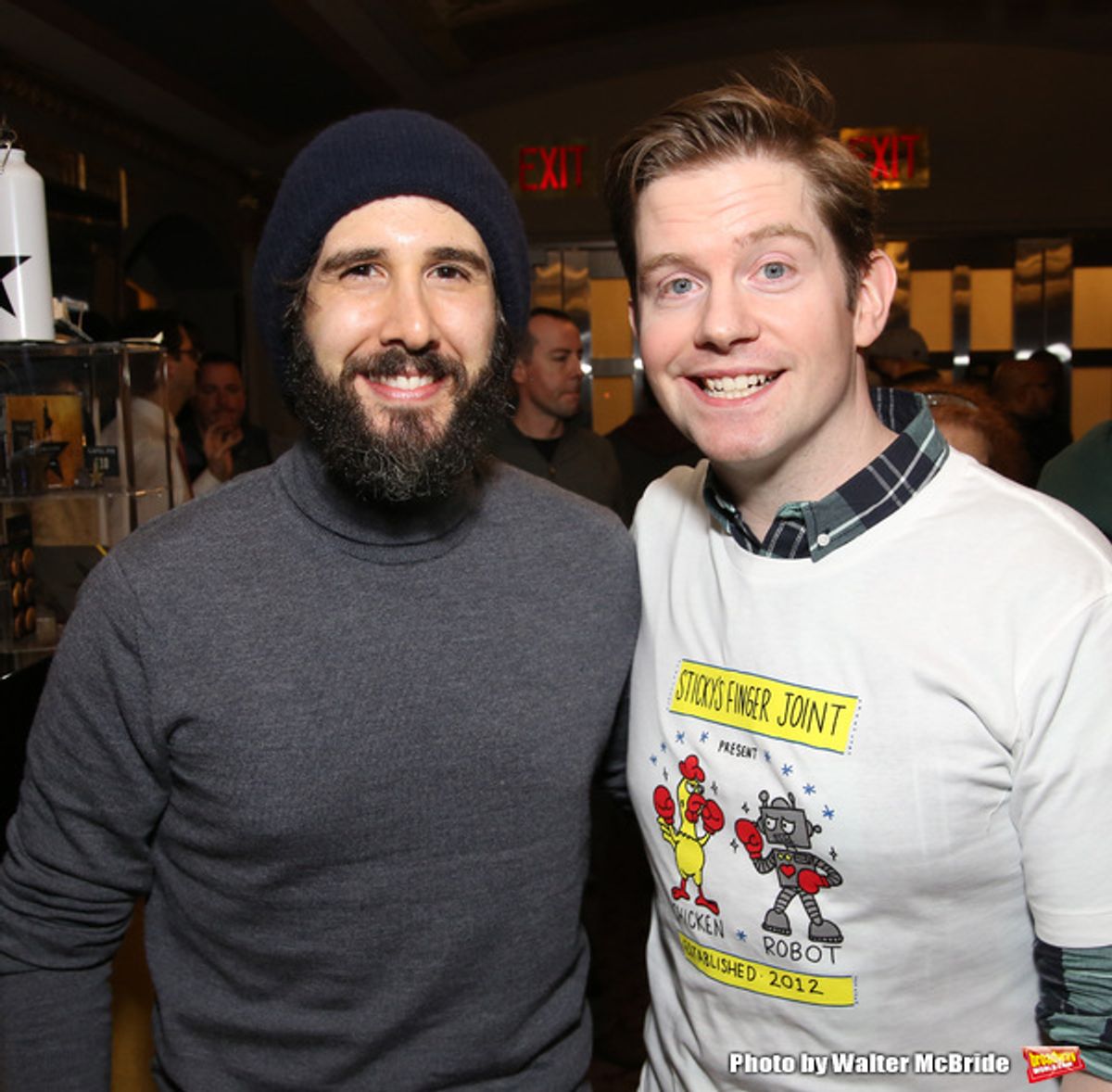 Josh Groban and Rory O'Malley at 