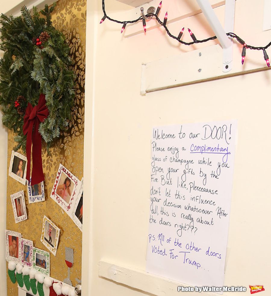 Photo Coverage: Lin-Manuel Miranda, Josh Groban, and Cate Blanchett Judge HAMILTON Door Decorating Competition 2016 Image