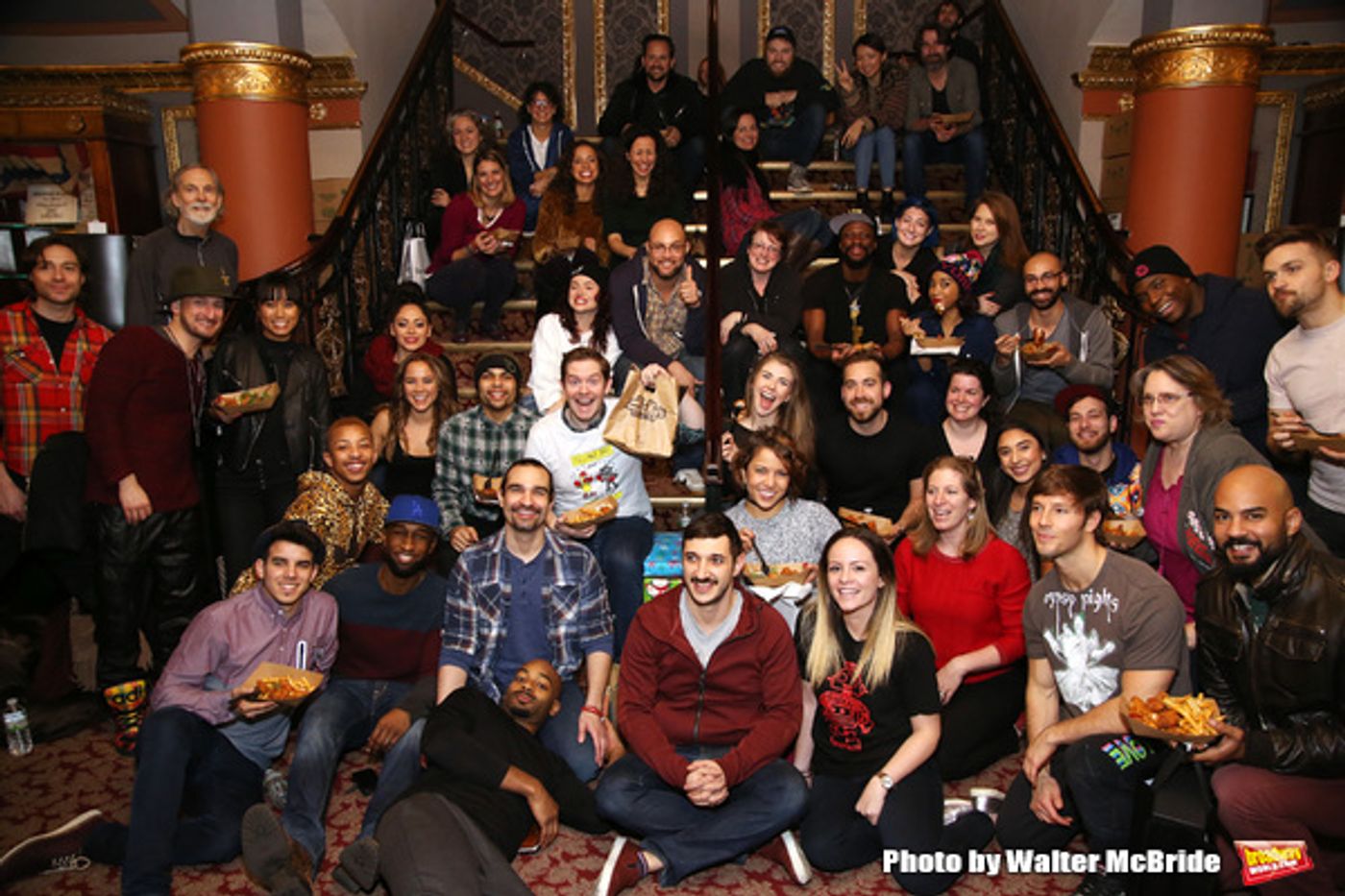 Photo Coverage: Lin-Manuel Miranda, Josh Groban, and Cate Blanchett Judge HAMILTON Door Decorating Competition 2016  Image
