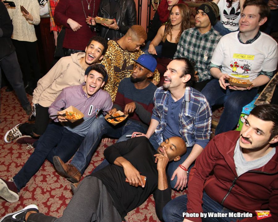 Photo Coverage: Lin-Manuel Miranda, Josh Groban, and Cate Blanchett Judge HAMILTON Door Decorating Competition 2016 Image