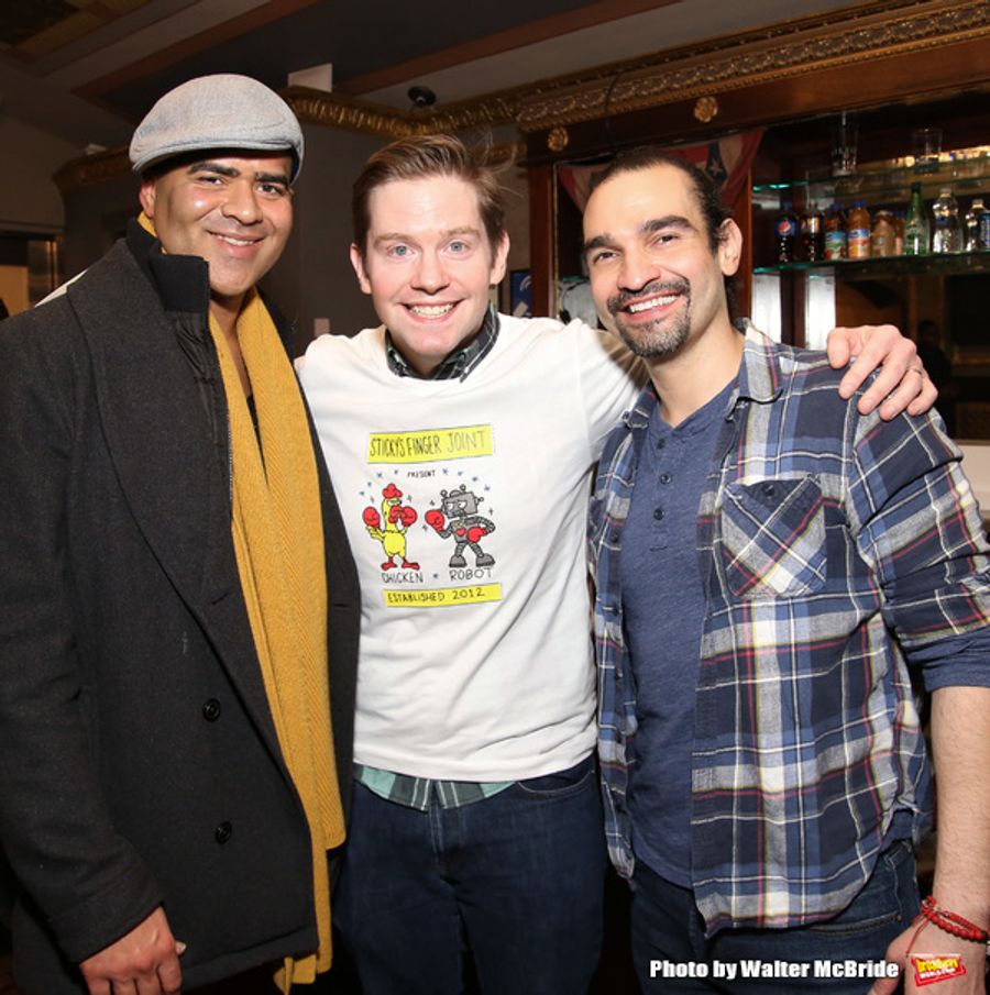 Photo Coverage: Lin-Manuel Miranda, Josh Groban, and Cate Blanchett Judge HAMILTON Door Decorating Competition 2016 Image