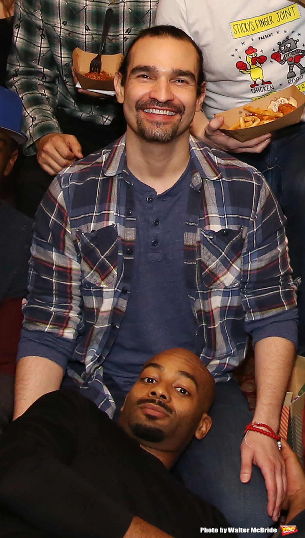 Javier Munoz and Brandon Victor Dixon  at 