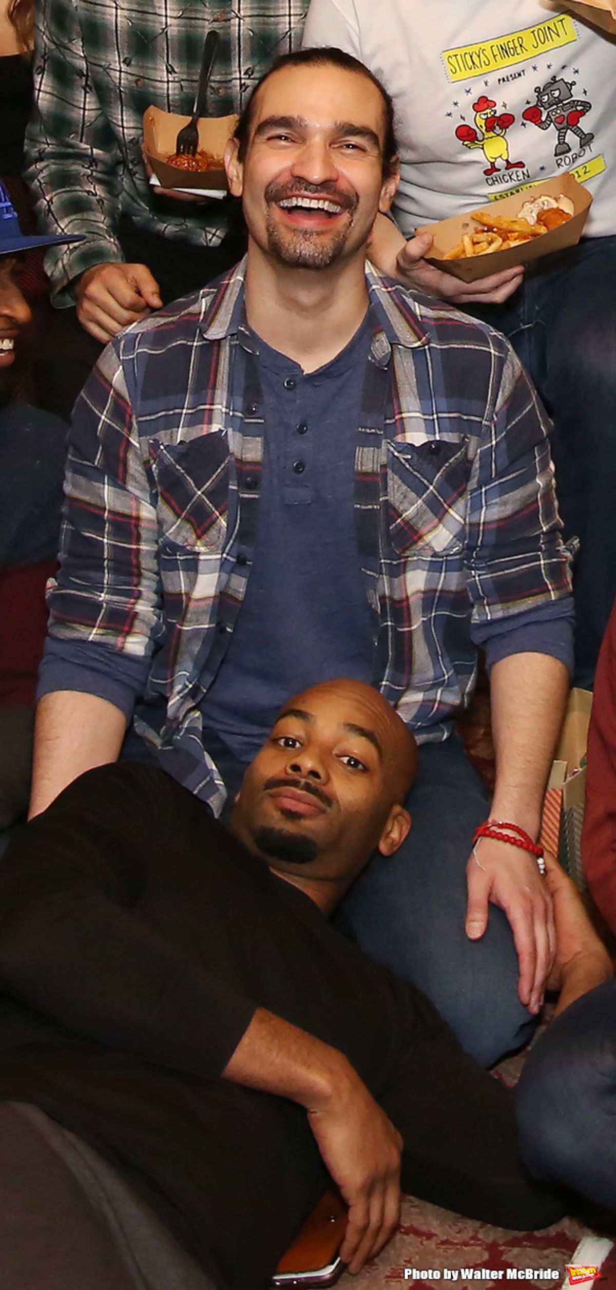 Javier Munoz and Brandon Victor Dixon  at 