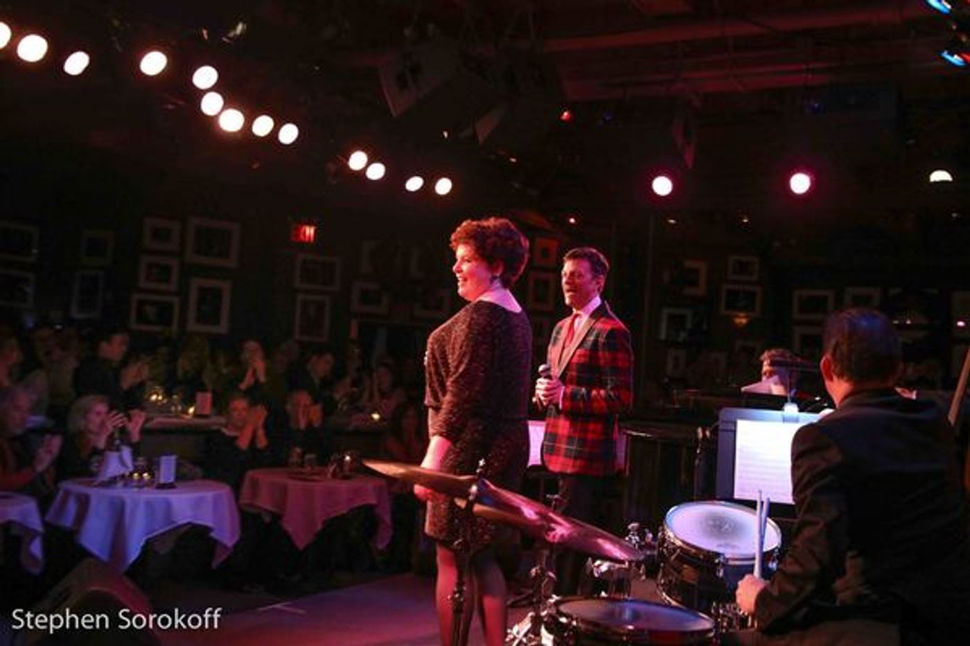 Photo Coverage: Santa Swings Into Birdland With A Early Present - Blackhurst, Caruso and Stritch Photo Coverage: Santa Swings Into Birdland With A Early Present - Blackhurst, Caruso and Stritch Image