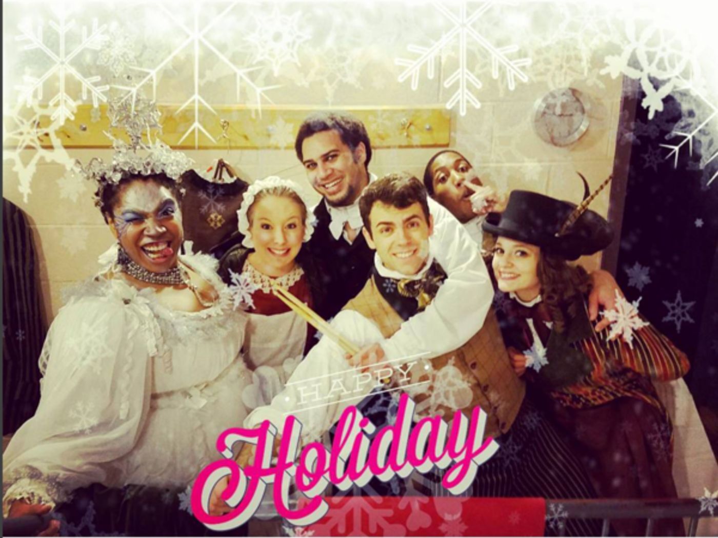 Photo Flash: Happy Holidays from SWEET CHARITY, A CHRISTMAS STORY, and More Saturday Intermission Pics! Photo Flash: Happy Holidays from SWEET CHARITY, A CHRISTMAS STORY, and More Saturday Intermission Pics! Image