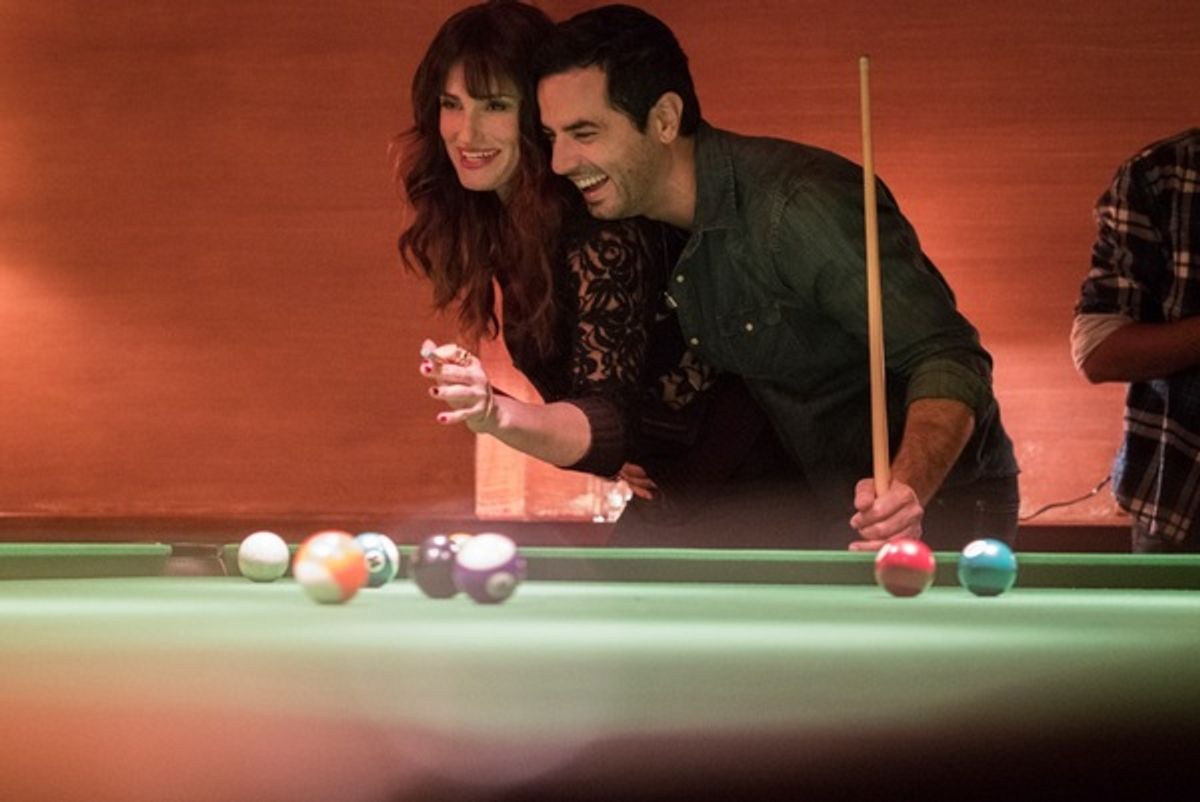 Idina Menzel and Antonio Cupo at 