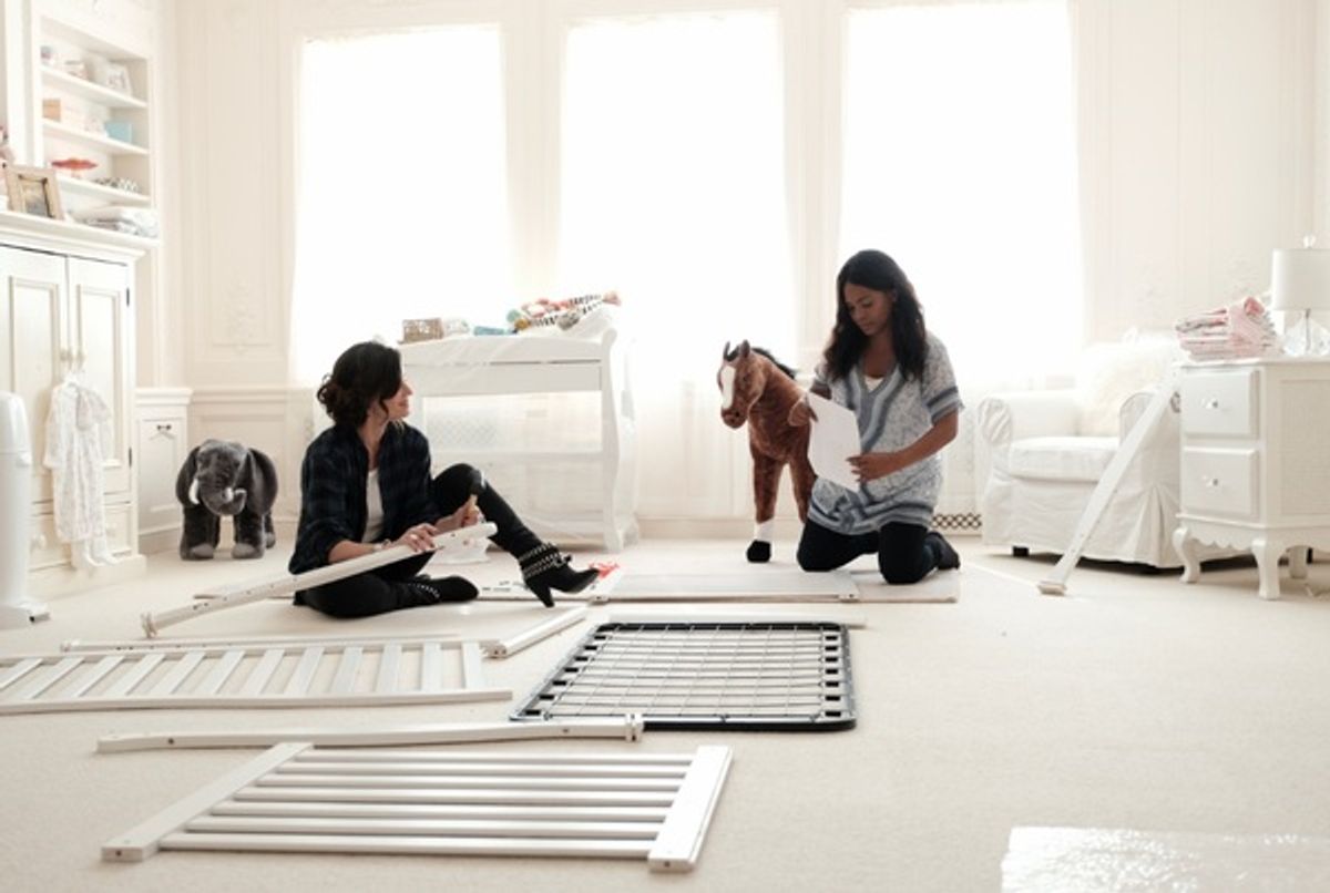 Idina Menzel and Nia Long at 