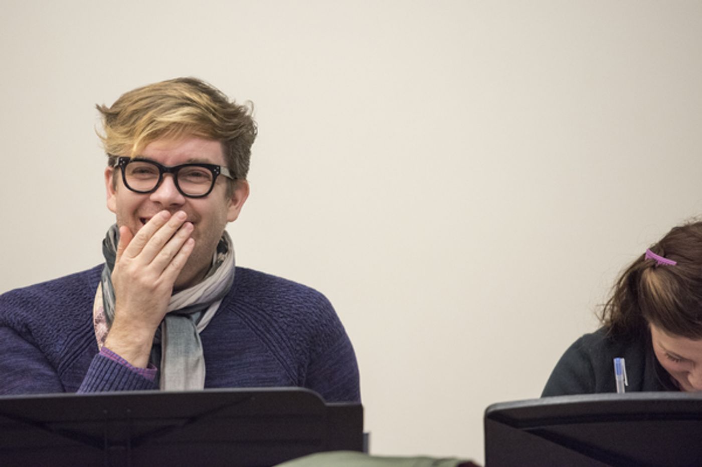 Photo Flash: In Rehearsal with Laura Osnes, Will Swenson and More for Waterwell's BLUEPRINT SPECIALS  Image