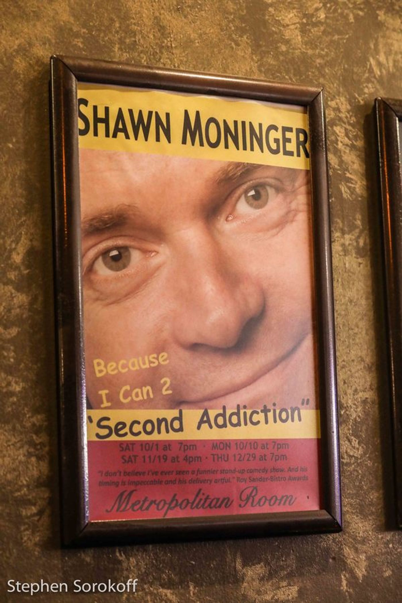 Photo Coverage: Shawn Moninger Brings His 'Second Addiction' to the Metropolitan Room  Image