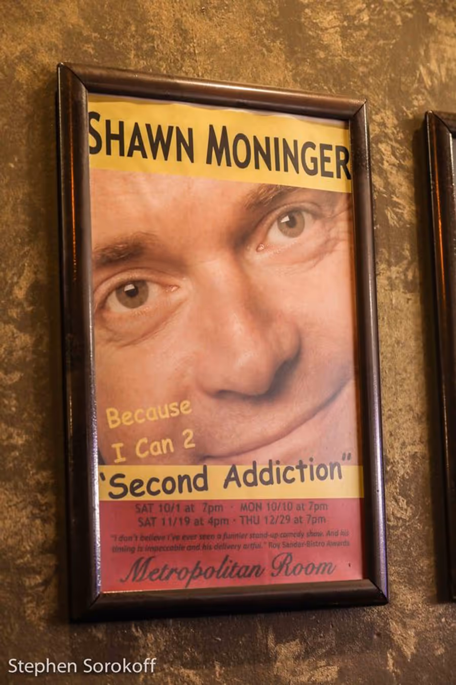 Photo Coverage: Shawn Moninger Brings His 'Second Addiction' to the Metropolitan Room Image