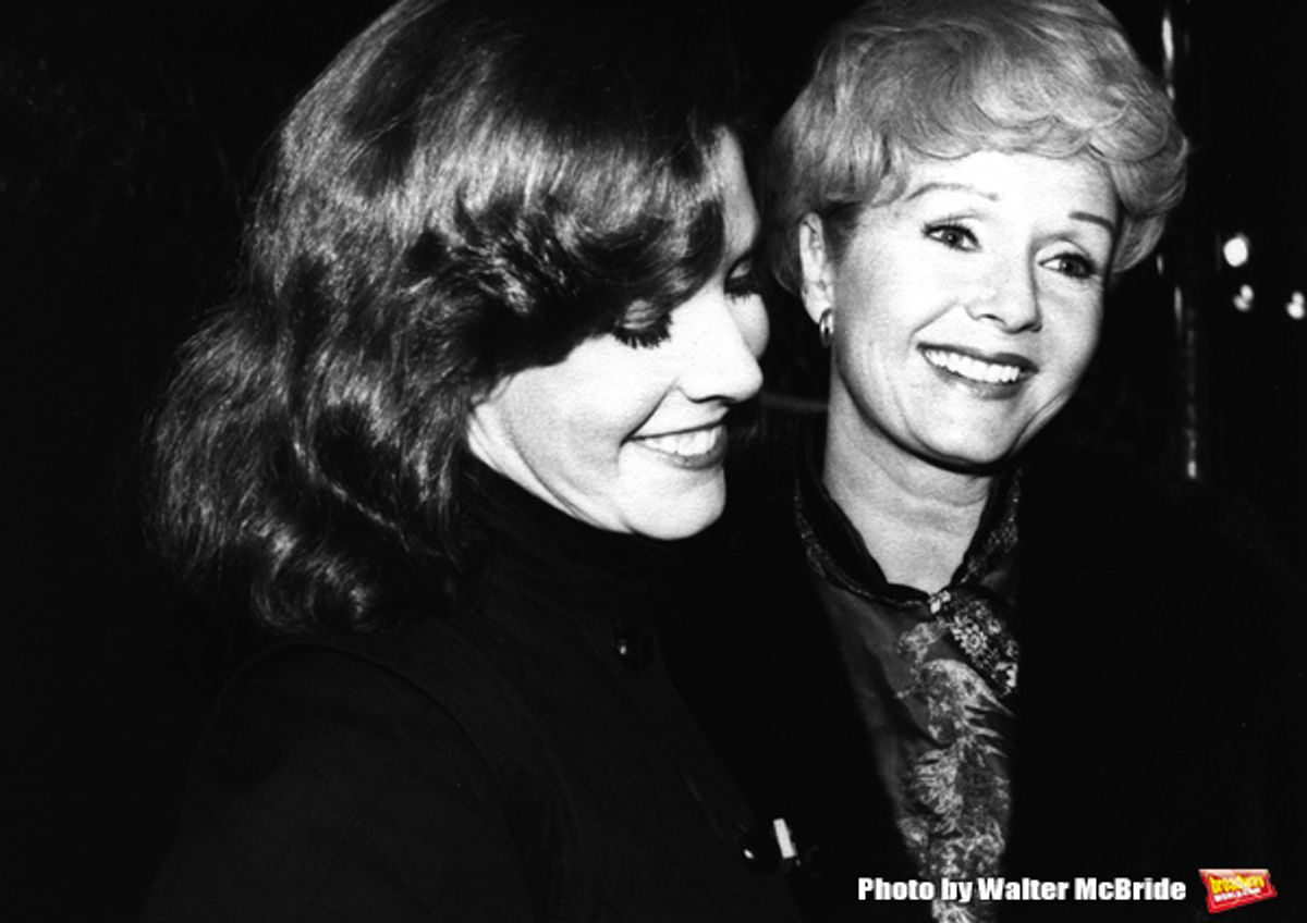 Carrie Fisher and Debbie Reynolds at 