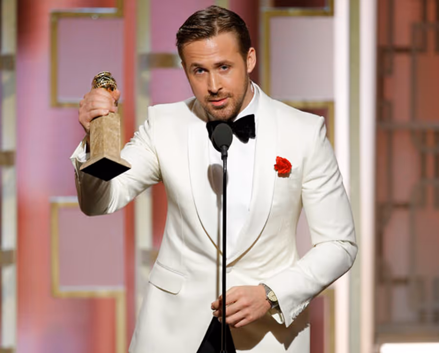LA LA LAND's Ryan Gosling Wins Golden Globe Award for Best Actor Image